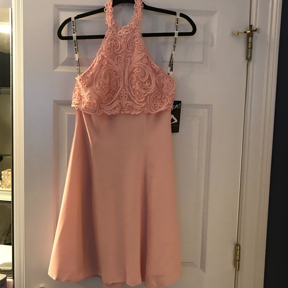 NWT Zum Zum light pink halter dress